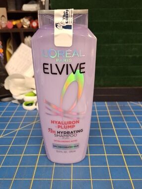 L'Oréal Elvive Hyaluron Plump Hydrating Shampoo -374ml New